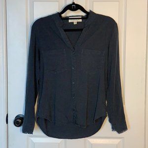 Navy Blouse| Cloth & Stone/Anthropologie